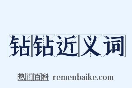 钻钻近义词是什么意思的图片